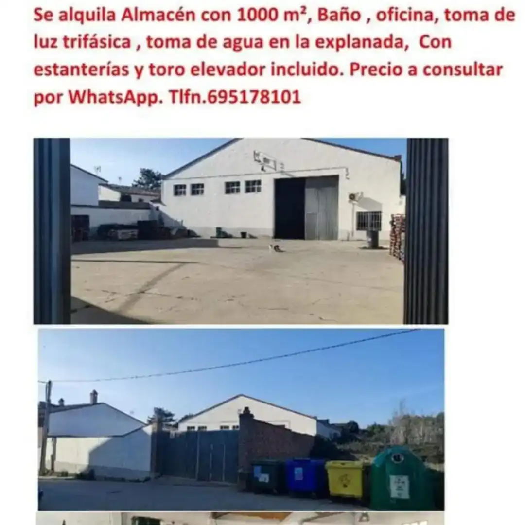 Fabrikhallen zur Miete in Sariñena
