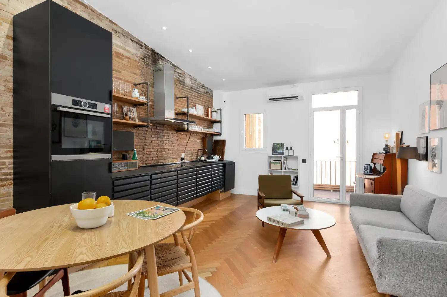 Cuina de Àtic en venda en Barcelona amb Aire condicionat, Parquet i Terrassa