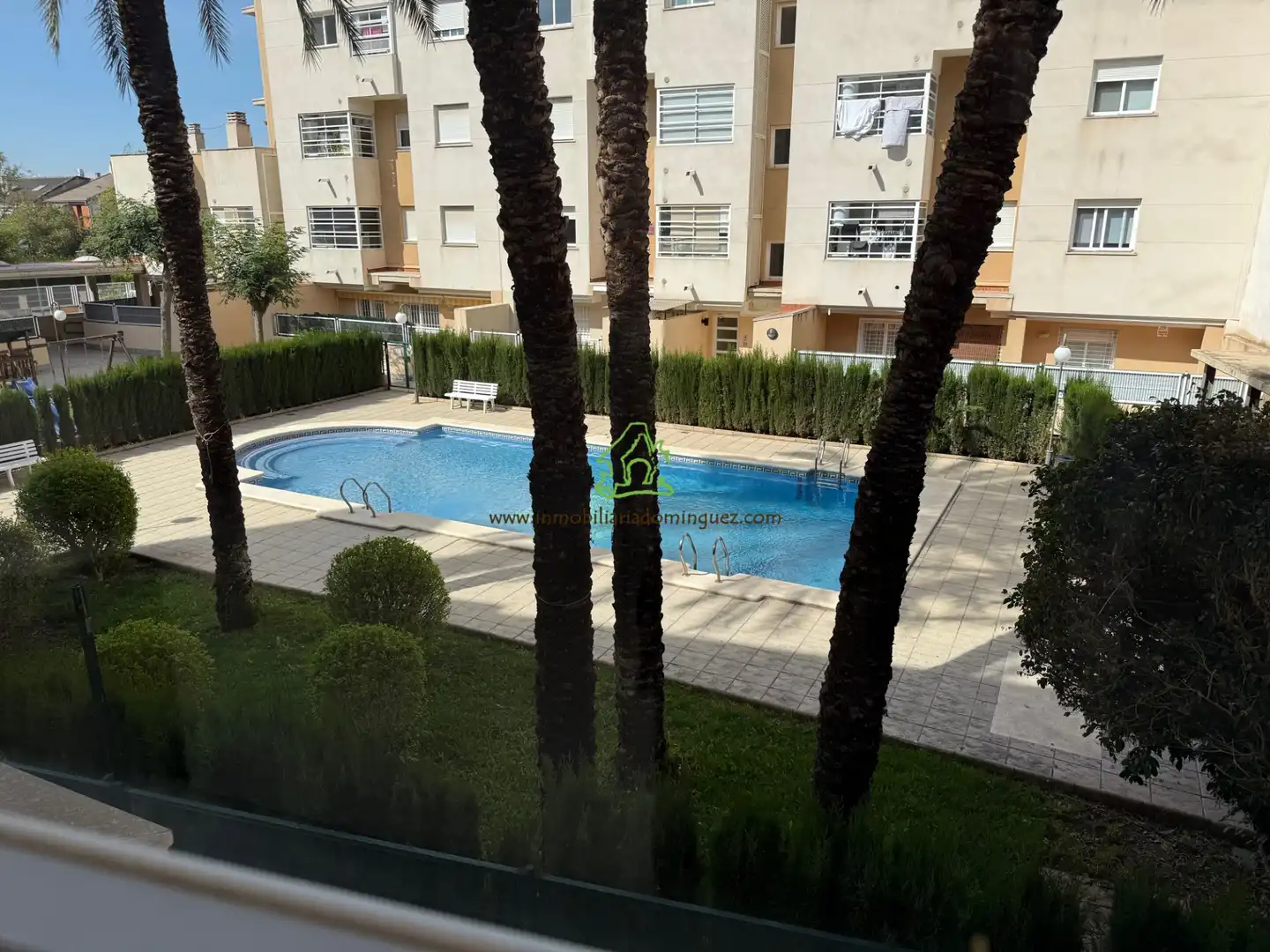Swimming pool of Flat for sale in Murcia  with Air Conditioner, Terrace and Storage room