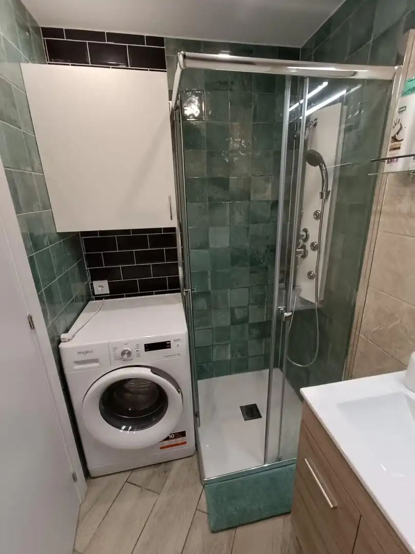Baño de Apartamento de alquiler en Mogán con Aire acondicionado, Terraza y Amueblado