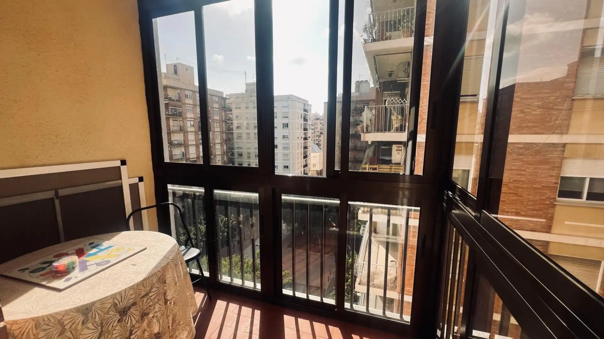 Terrasse von Wohnung zum Verkauf in Castellón de la Plana / Castelló de la Plana mit Parkett und Balkon