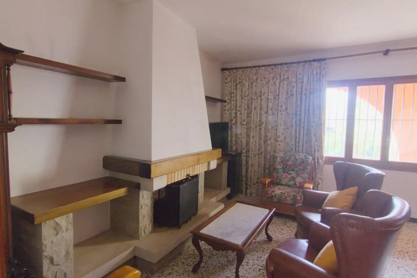 Living room of Houses for sale in Santa Eulària des Riu  with Private garden, Terrace and Swimming Pool