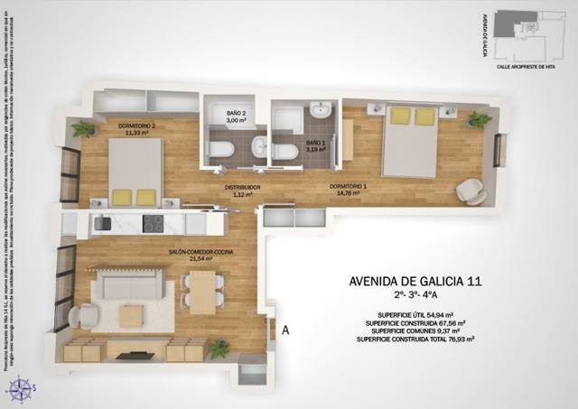 Piso en Venta en Gijón - Avenida de Galicia en El Natahoyo