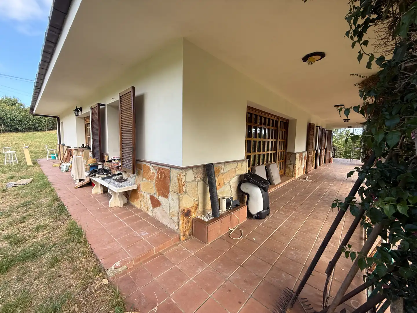 Terrasse von Haus oder Chalet zum Verkauf in Gijón  mit Heizung, Privatgarten und Parkett