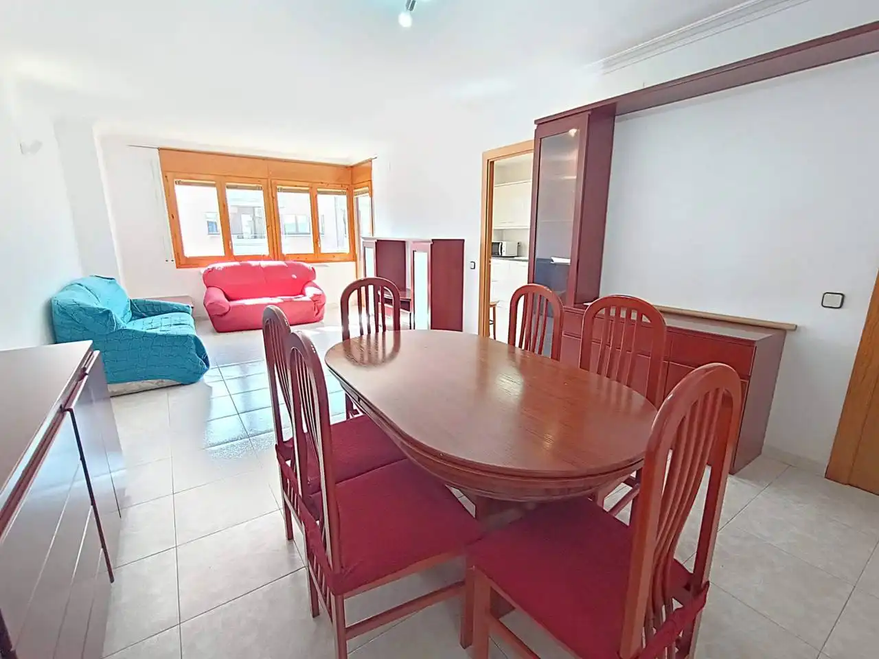 Comedor de Piso de alquiler en Vic con Calefacción, Terraza y Trastero