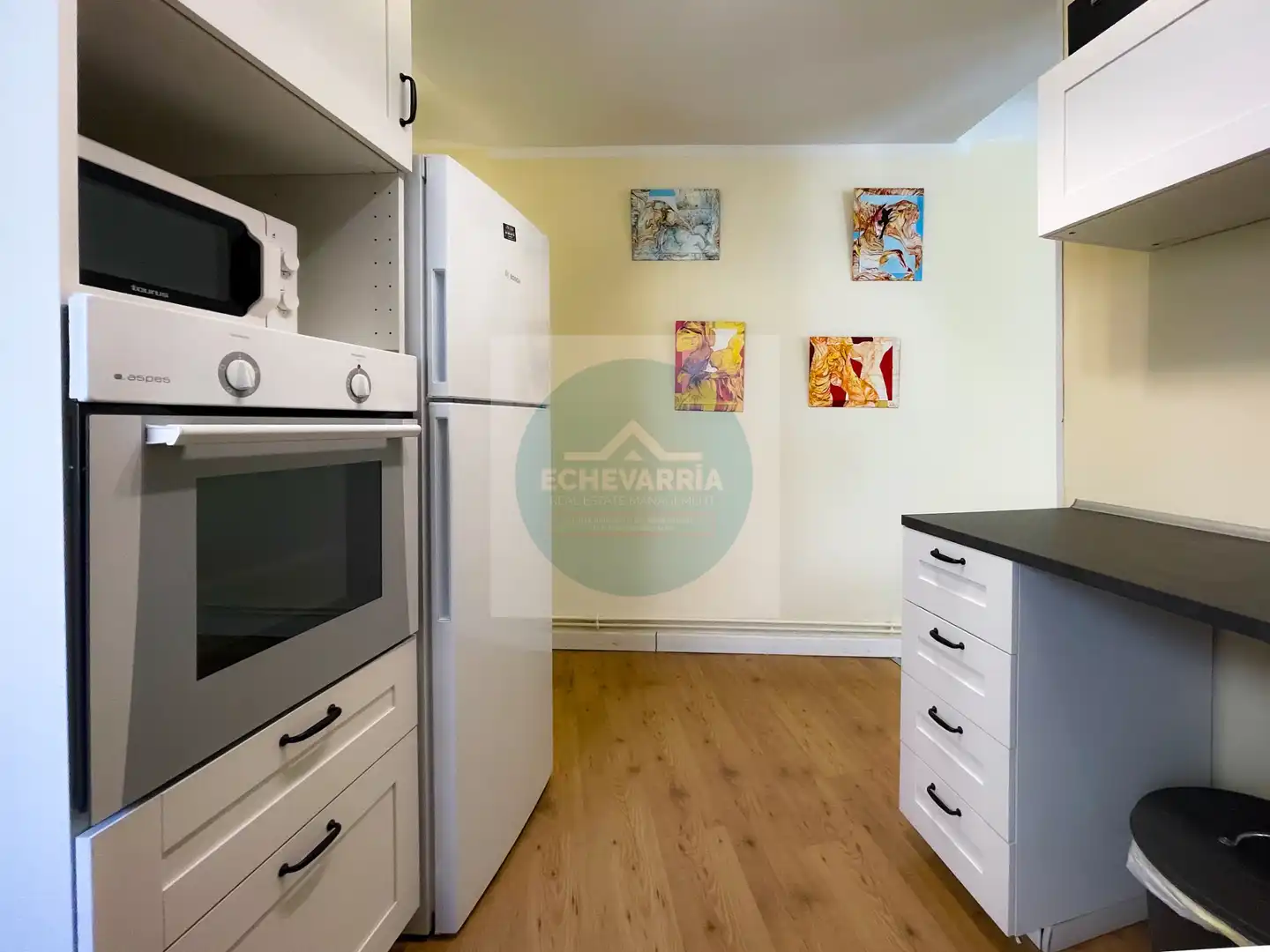 Kitchen of Attic for rent in Madrid  with Air Conditioner, Heating and Terrace