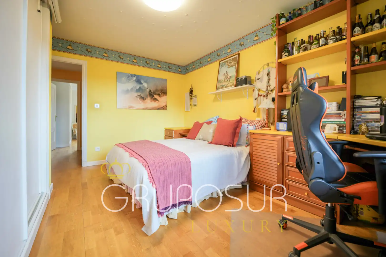 Bedroom of Detached homes for sale in Simancas  with Heating, Private garden and Parquet flooring