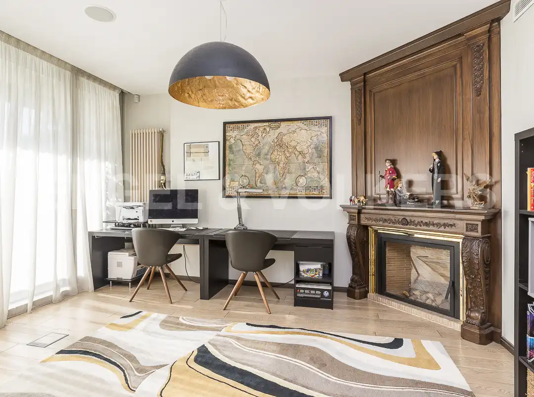 Sala de estar de Piso en venta en Barcelona con Aire acondicionado, Calefacción y Terraza