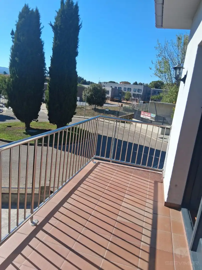 Balcony of Flat for rent in Tona  with Heating, Terrace and Storage room