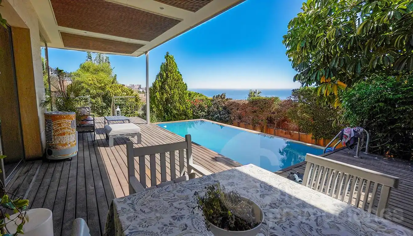 Terraza de Casa o chalet en venta en Málaga con Aire acondicionado, Calefacción y Jardín privado