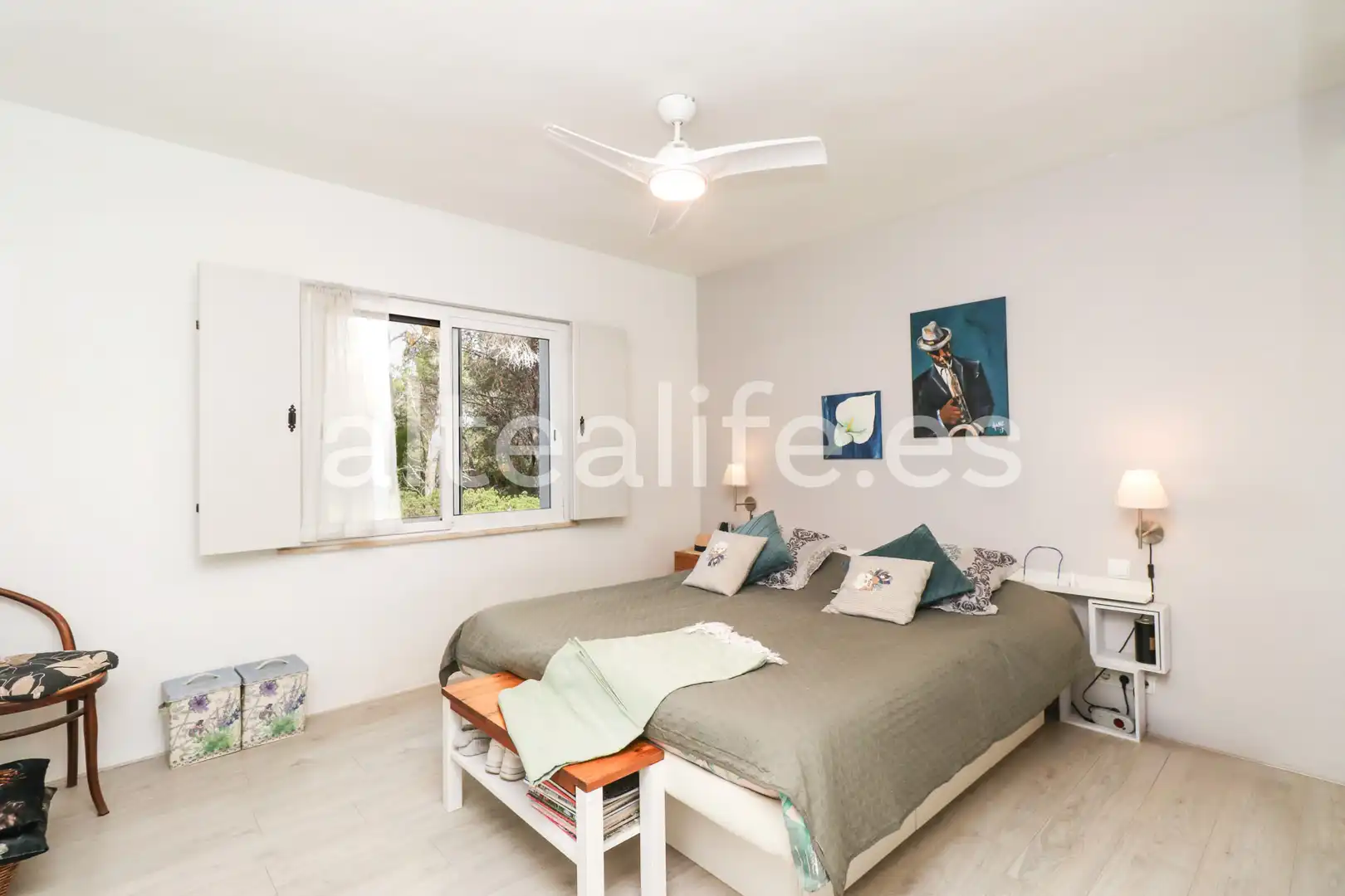 Dormitori de Casa o xalet en venda en Altea amb Aire condicionat, Jardí privat i Terrassa