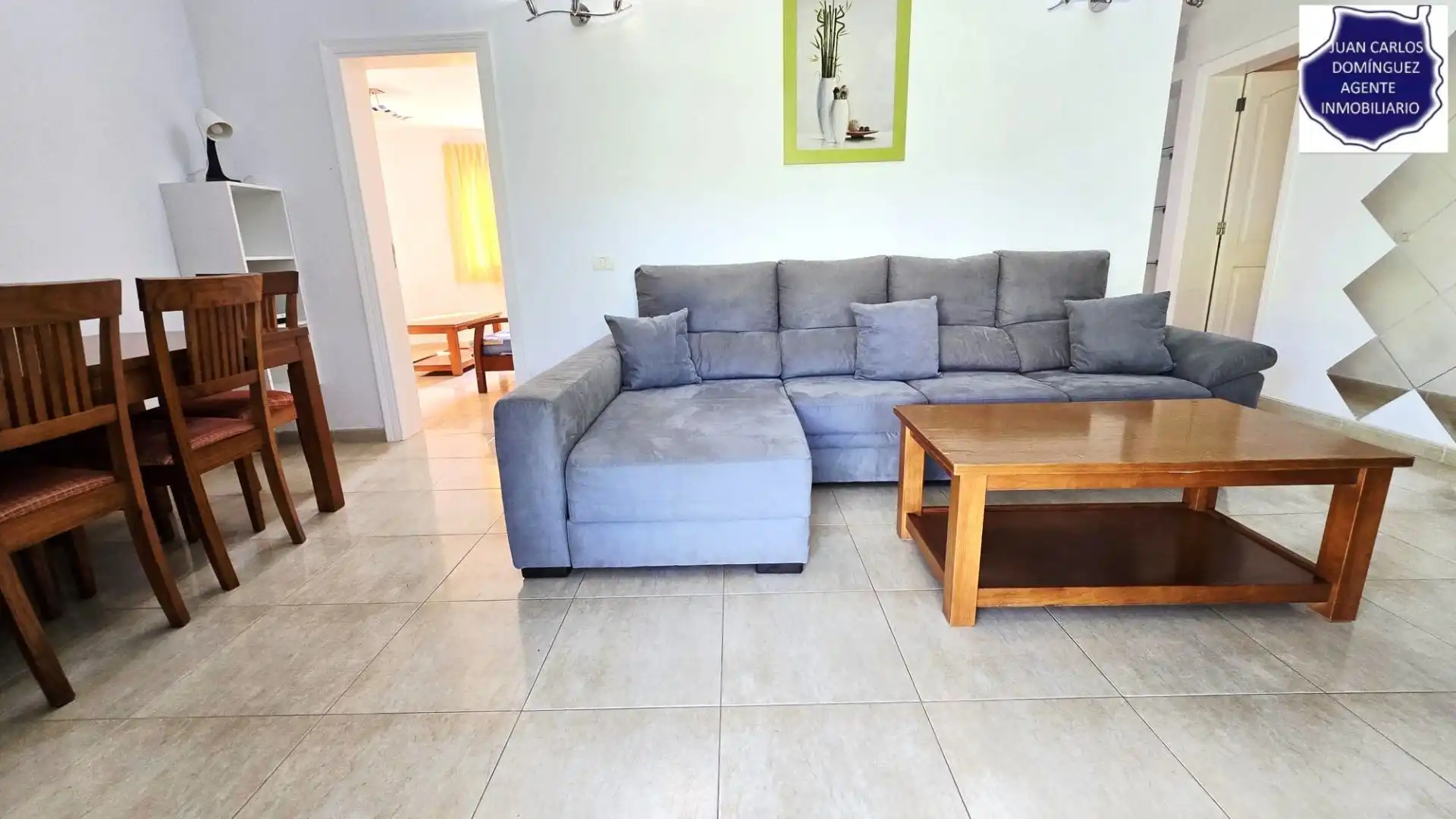 Sala d'estar de Casa o xalet de lloguer en San Bartolomé de Tirajana amb Aire condicionat, Jardí privat i Terrassa