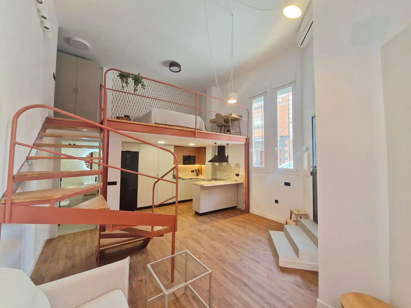 Bedroom of Apartments for rent in Málaga  with Air Conditioner and Heating