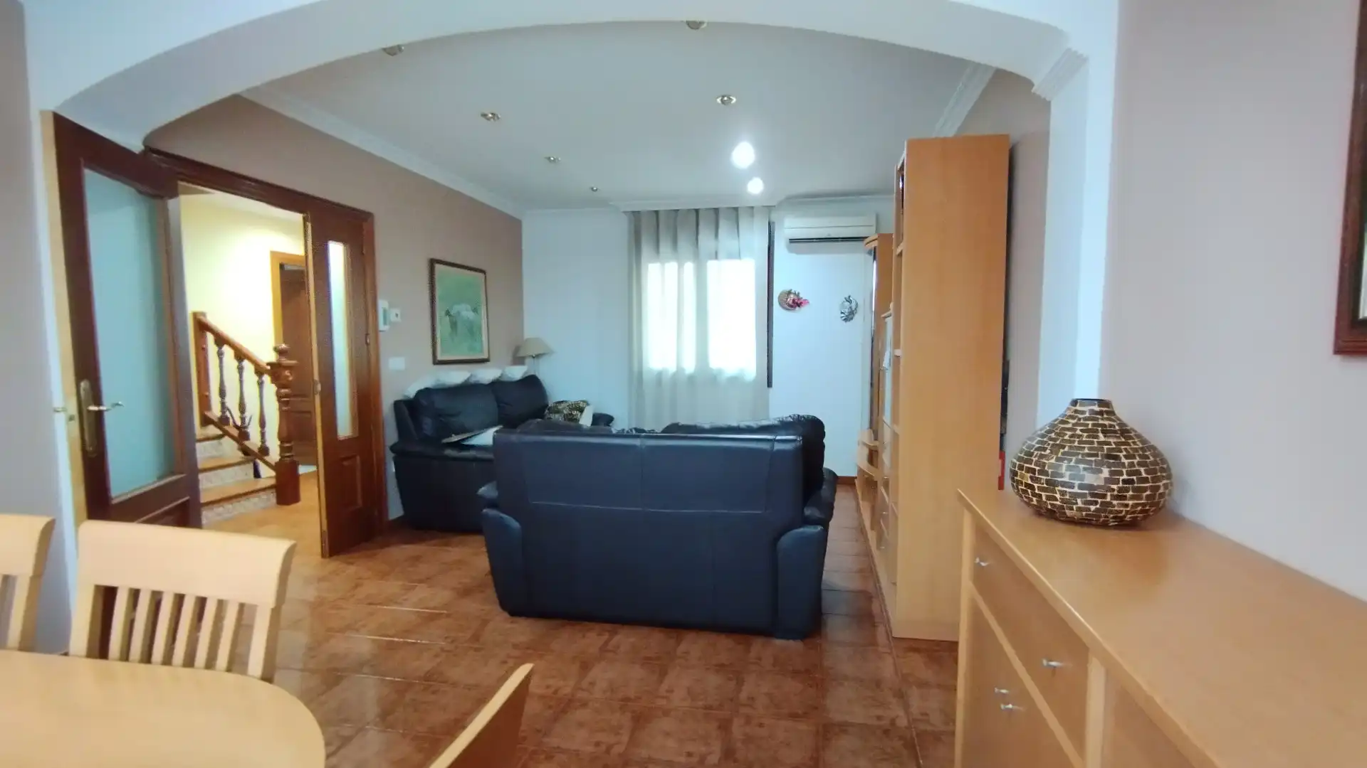 Sala de estar de Casa adosada en venta en Medina del Campo con Aire acondicionado y Calefacción