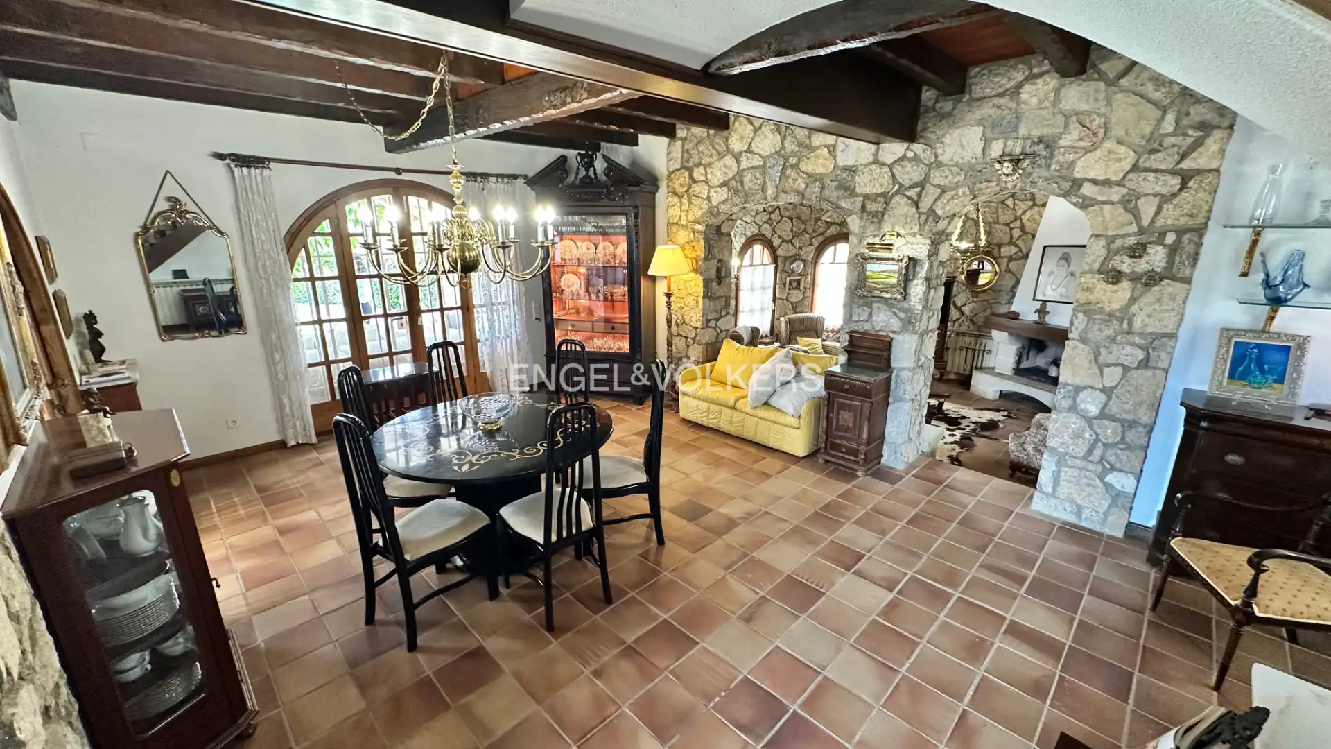 Wohnzimmer von Haus oder Chalet zum Verkauf in Mont-roig del Camp mit Klimaanlage, Heizung und Privatgarten