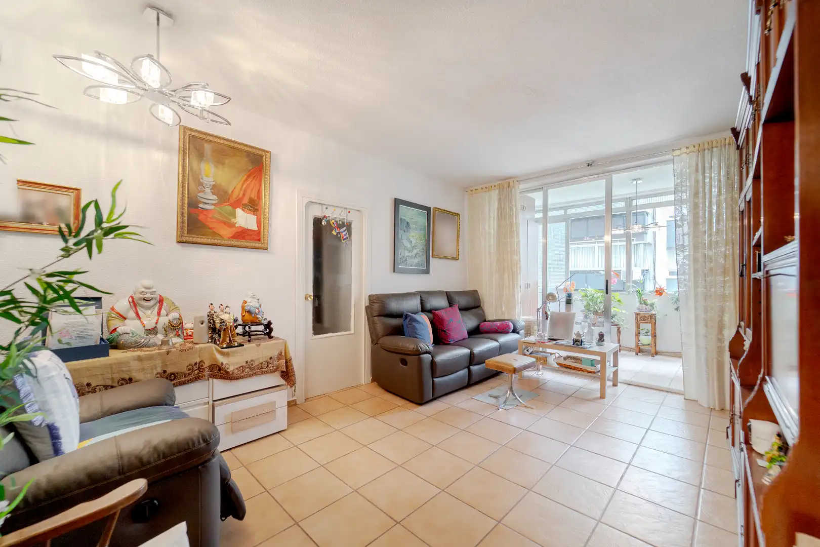 Living room of Flat for sale in Móstoles  with Heating, Terrace and Oven