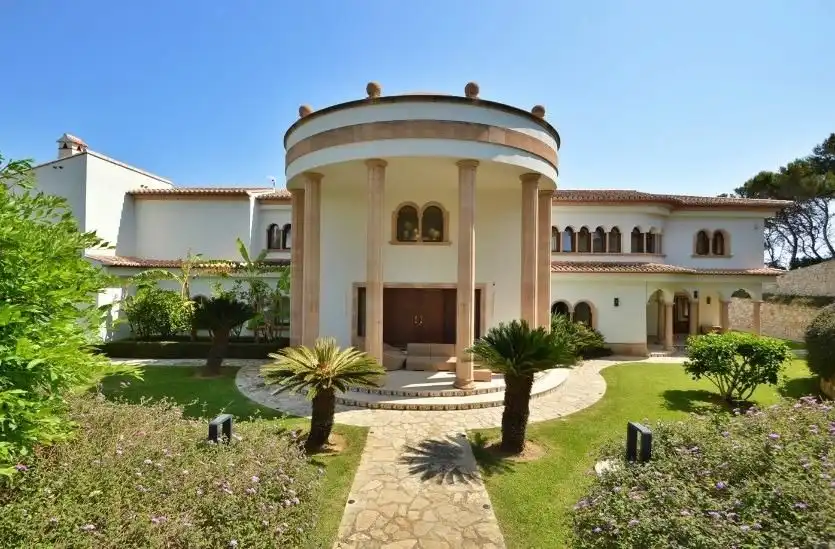 Vista exterior de Casa o xalet en venda en Jávea / Xàbia amb Aire condicionat, Jardí privat i Terrassa