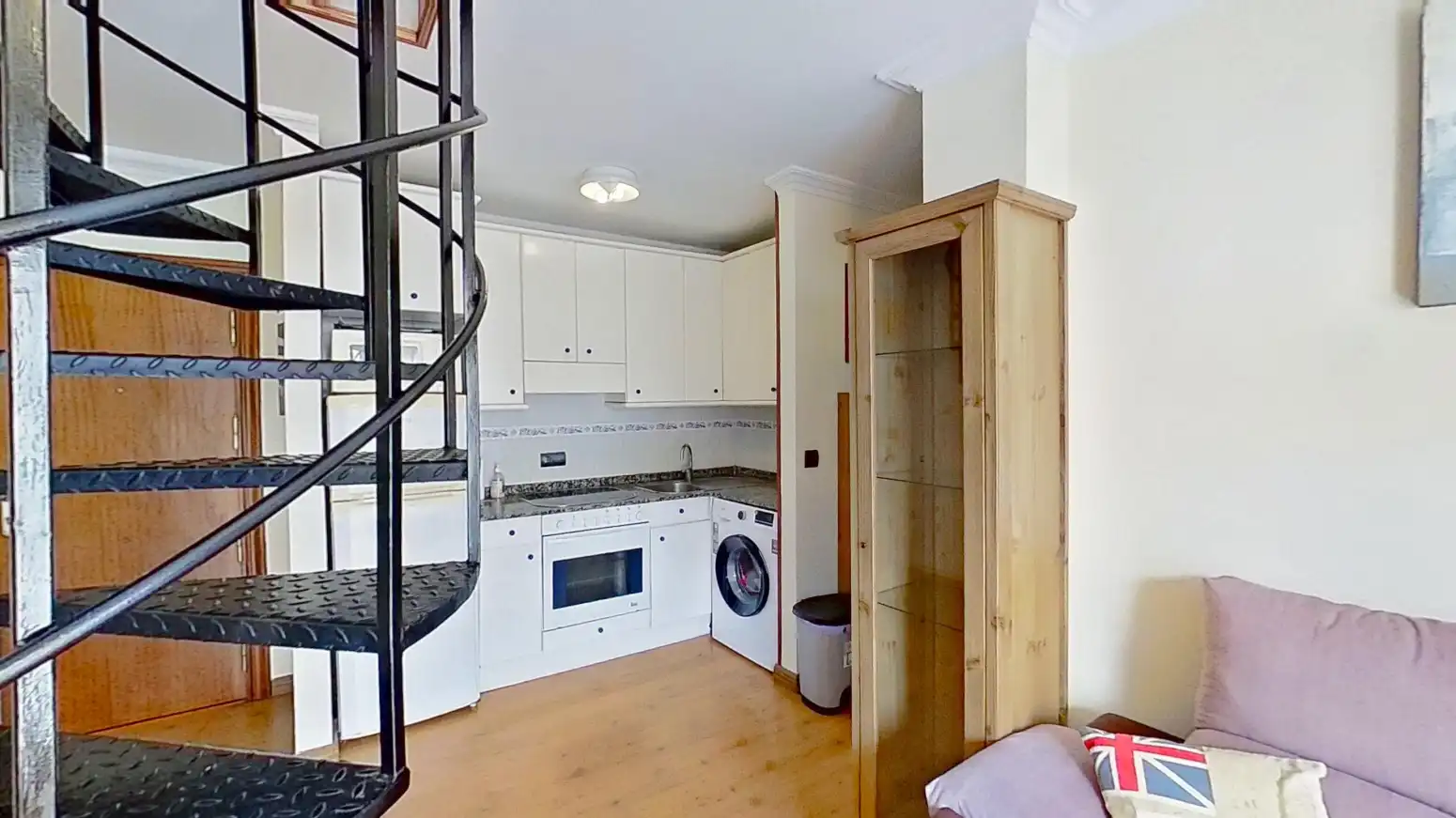 Kitchen of Flat for sale in Miengo  with Heating, Private garden and Parquet flooring