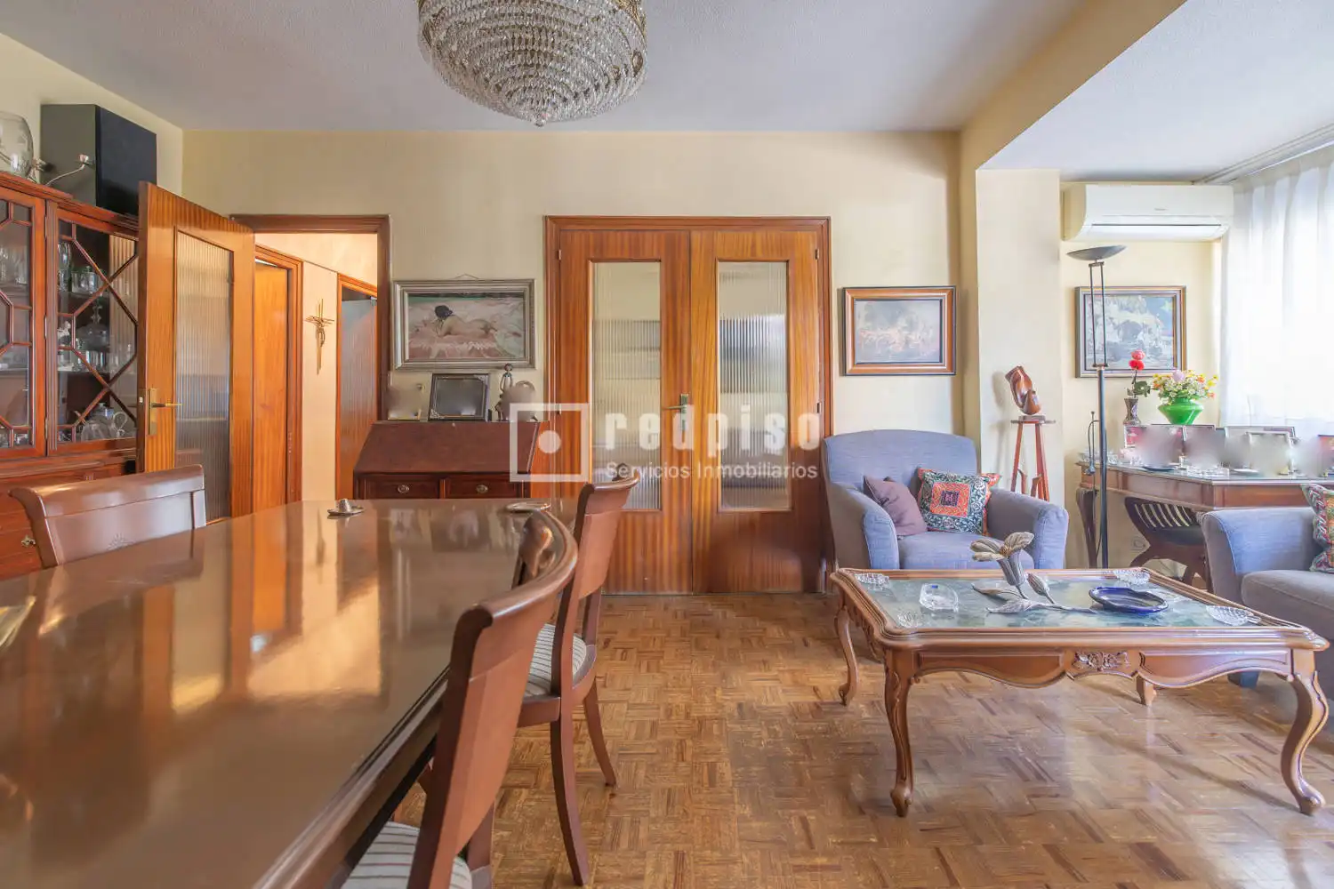 Sala d'estar de Pis en venda en Madrid amb Aire condicionat, Calefacció i Terrassa
