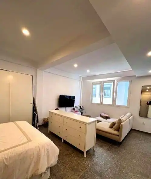 Living room of Study for rent in Santa Cruz de Tenerife  with Air Conditioner and Furnished