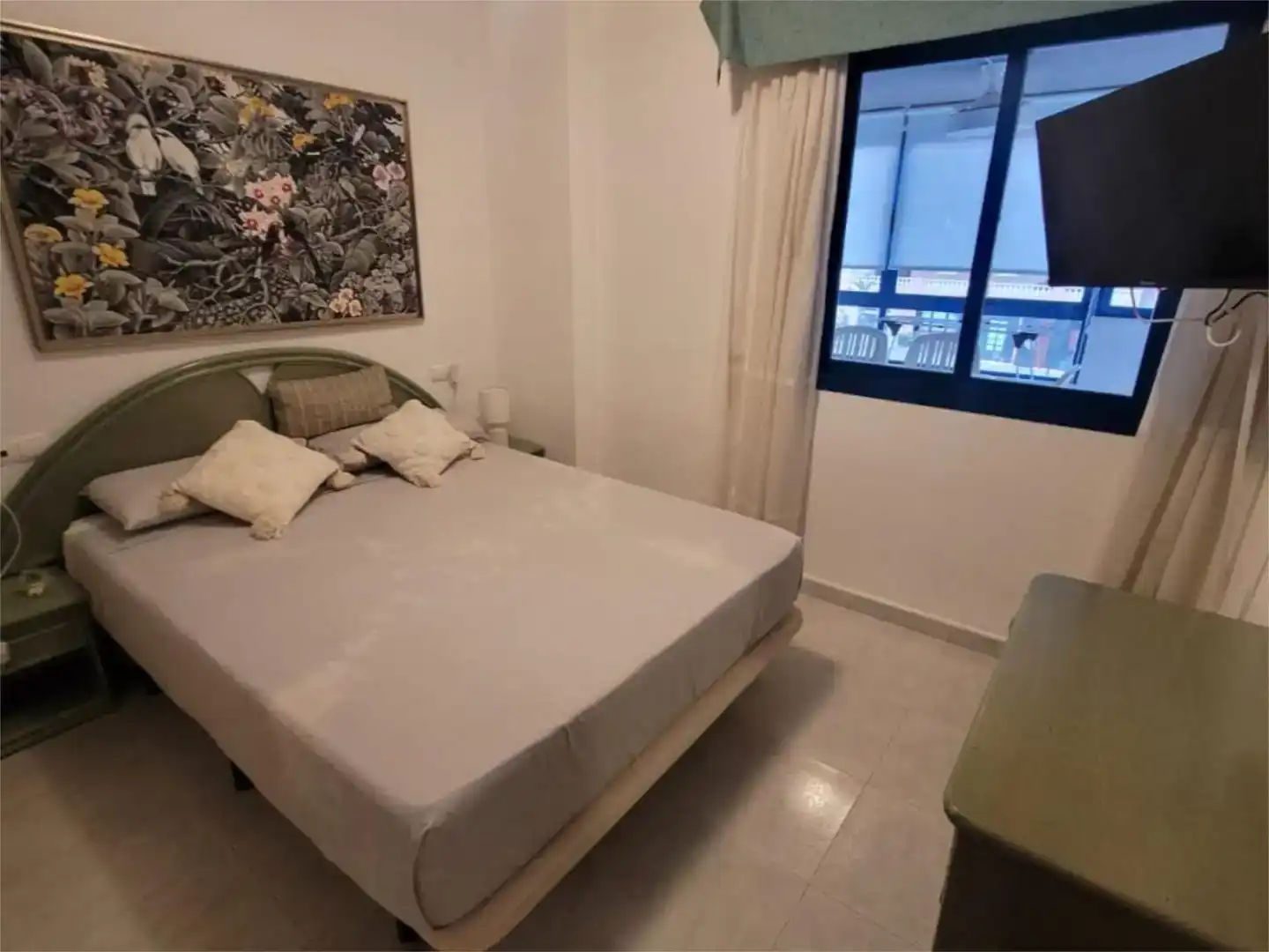 Schlafzimmer von Wohnung zur Miete in Calpe / Calp mit Klimaanlage, Schwimmbad und Möbliert