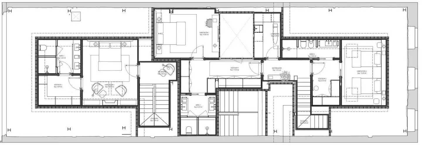Wohnung mit Terrasse zum Verkauf in Rúa Colón, imagen 31