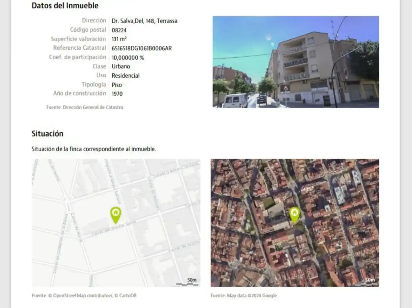 Außenansicht von Wohnung zum Verkauf in Terrassa mit Klimaanlage und Balkon