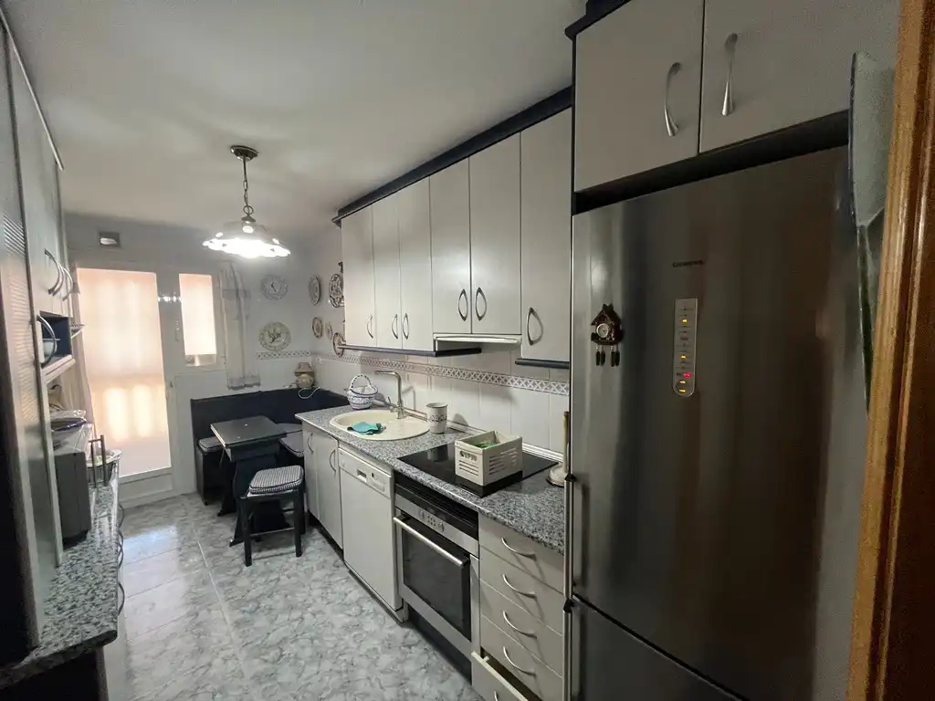 Kitchen of Flat for sale in Albacete  with Heating, Terrace and Storage room