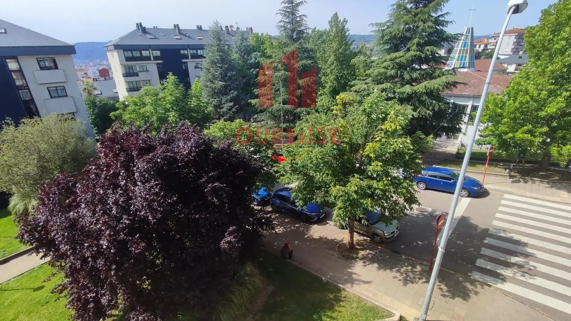 Exterior view of Flat for share in Ourense Capital   with Heating and Furnished