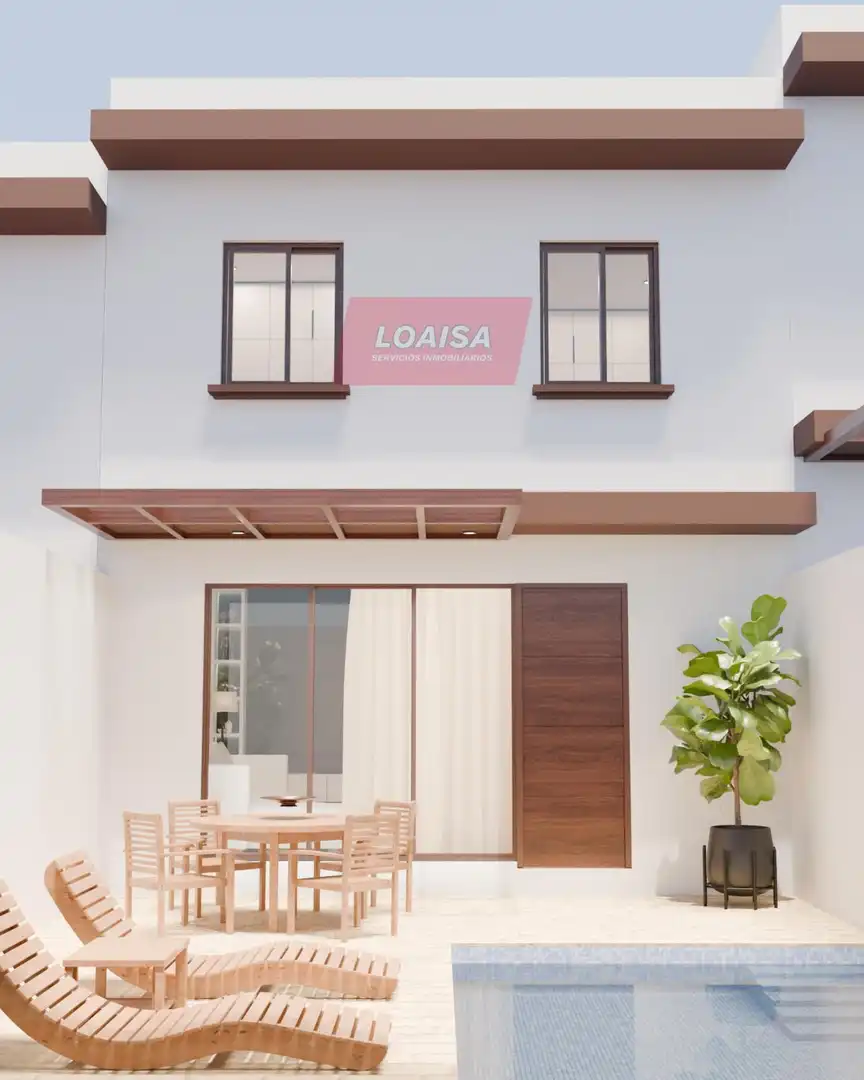 Vista exterior de Casa adosada en venta en Antas con Calefacción y Terraza