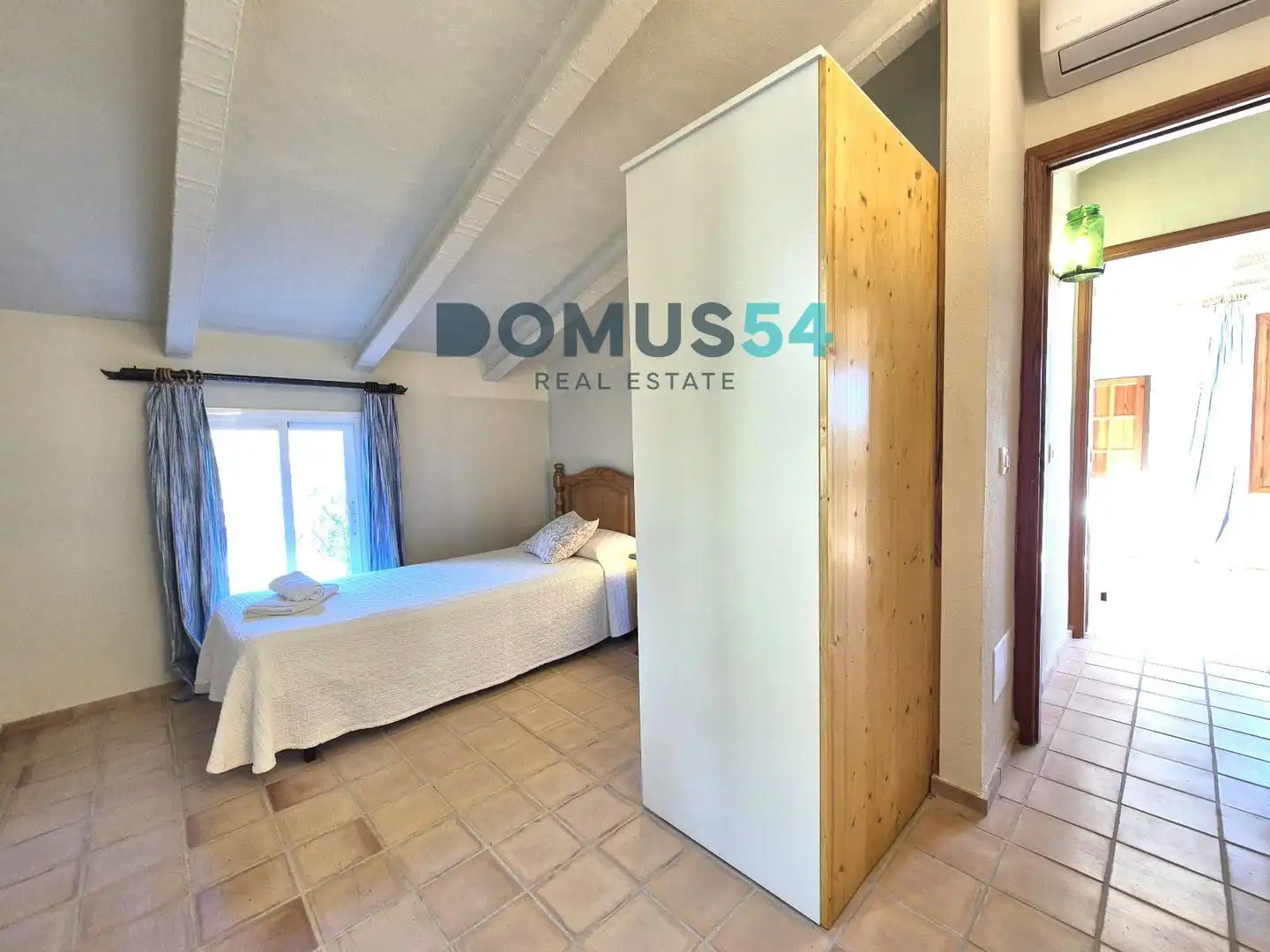 Habitación de Finca rústica de alquiler en Petra con Aire acondicionado, Terraza y Piscina