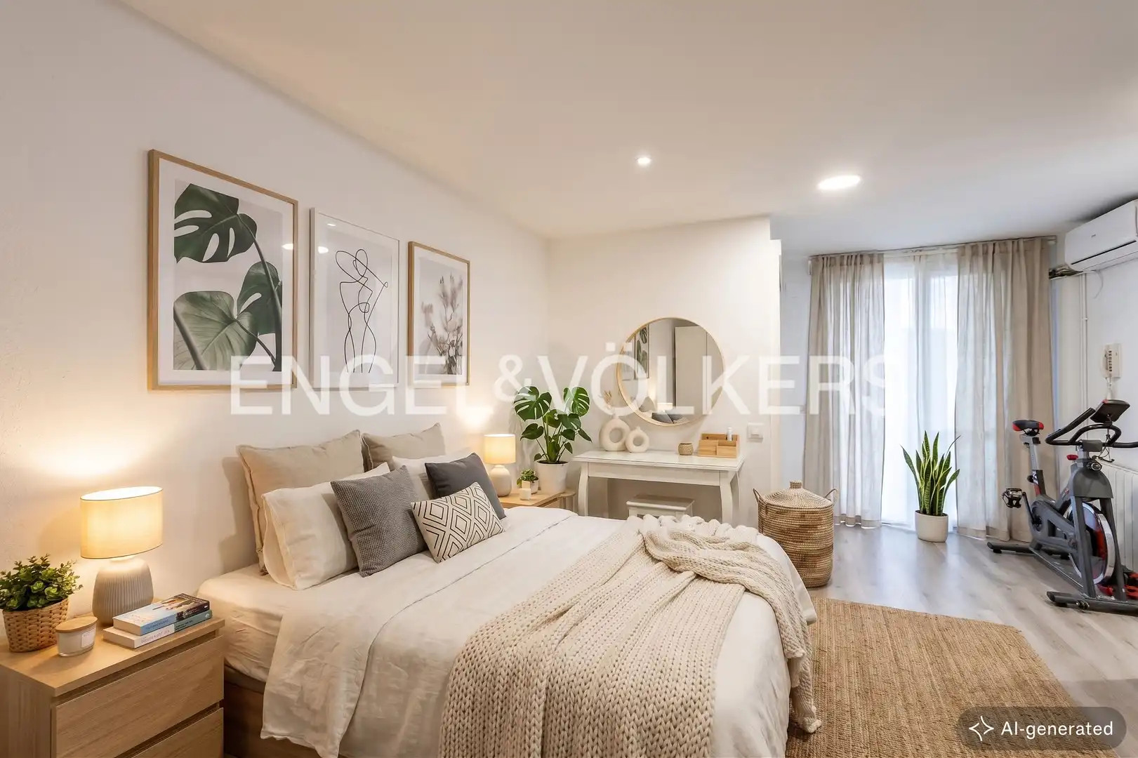 Dormitori de Casa adosada en venda en Barcelona amb Aire condicionat, Calefacció i Parquet
