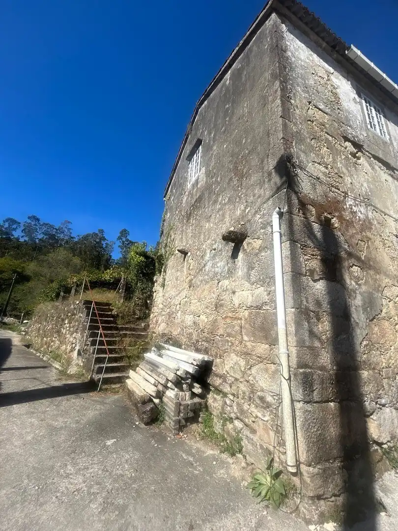 Vista exterior de Finca rústica en venda en Boiro, A Coruña
