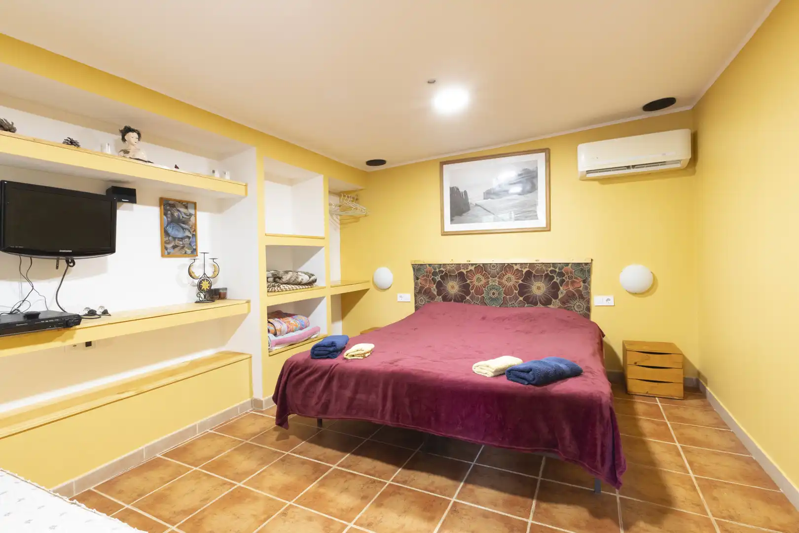 Habitación de Finca rústica en venta en San Juan de la Rambla con Aire acondicionado, Calefacción y Jardín privado