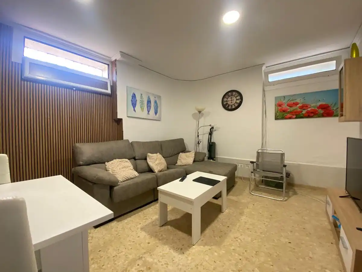 Sala de estar de Apartamento en venta en Dénia con Piscina y Piscina comunitaria