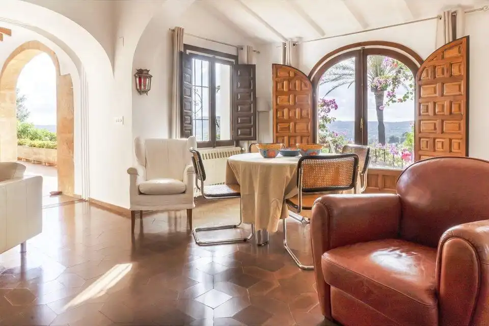 Dining room of Houses for sale in Jávea / Xàbia  with Air Conditioner, Heating and Terrace