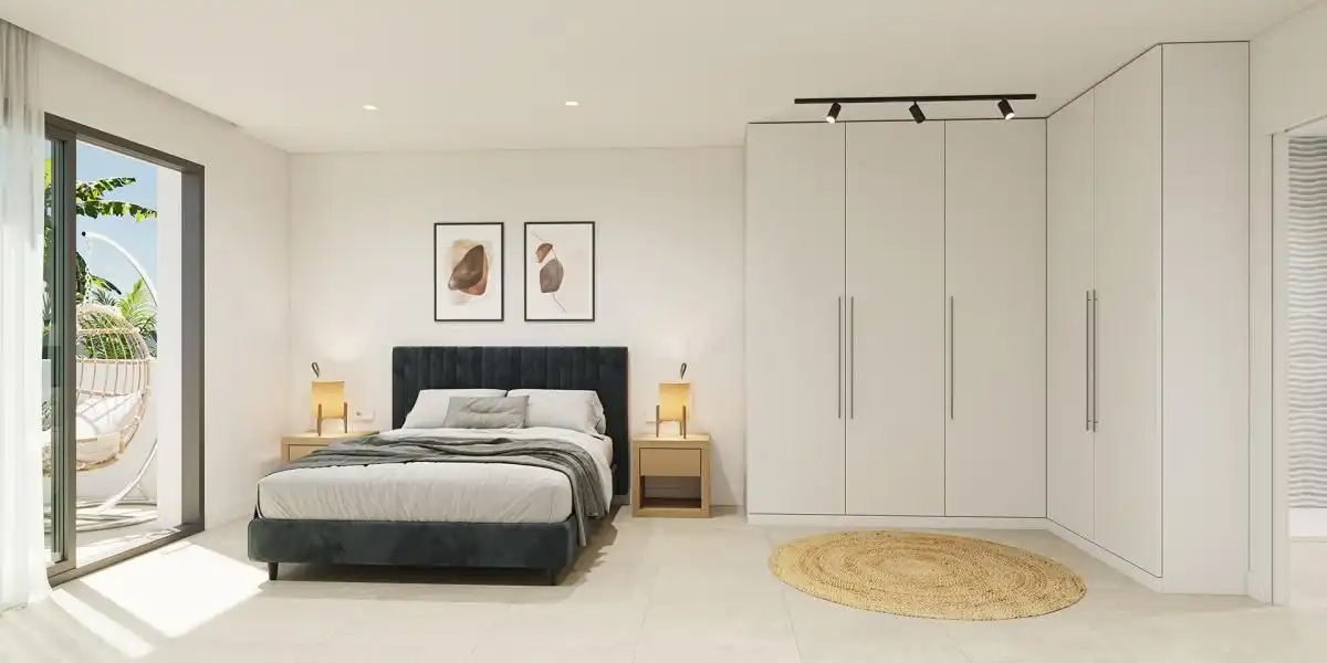 Dormitori de Apartament en venda en Pilar de la Horadada amb Piscina comunitària
