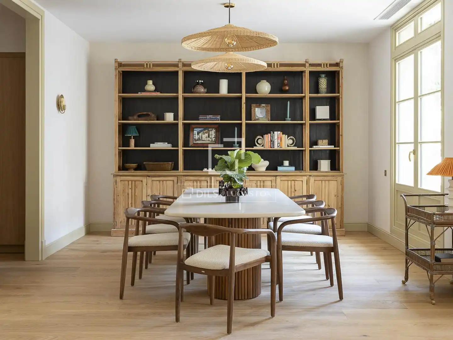Dining room of Flat for sale in Barcelona  with Air Conditioner, Heating and Parquet flooring