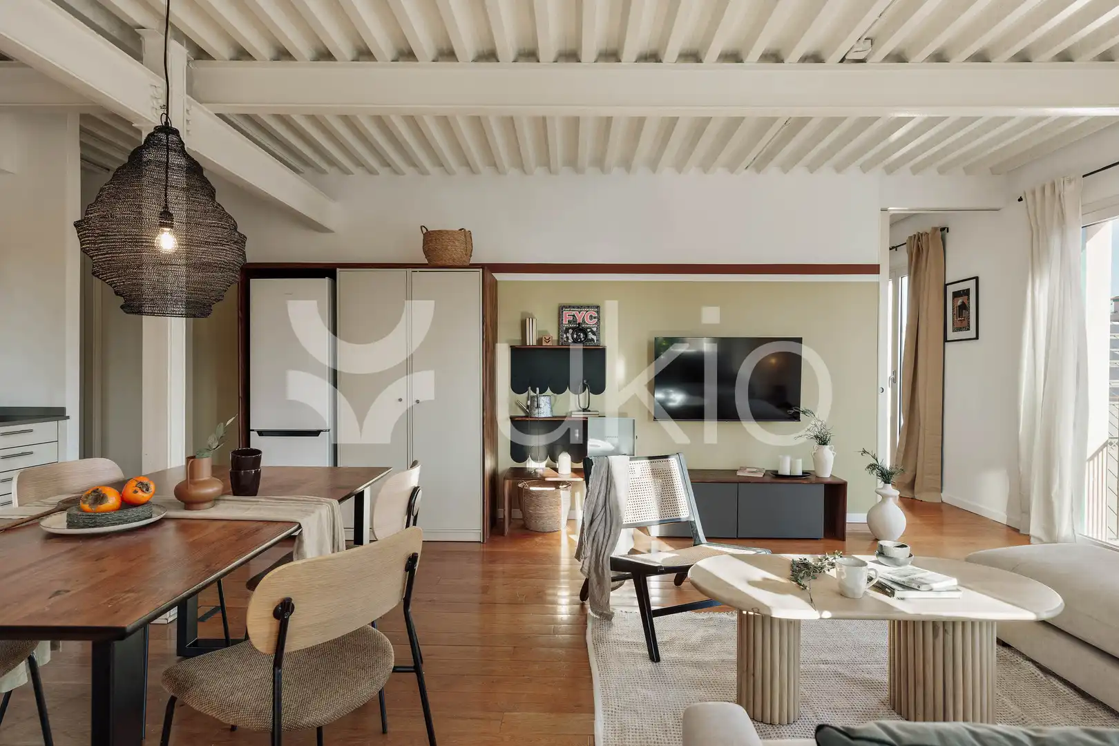 Wohnzimmer von Wohnungen zur Miete in Barcelona mit Klimaanlage, Heizung und Möbliert
