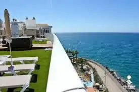 Terraza de Piso de alquiler en Mogán con Terraza, Amueblado y Microondas