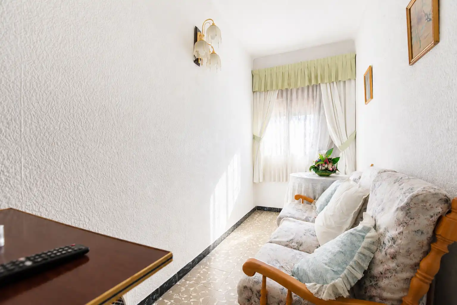 Sala d'estar de Pis en venda en Badalona amb Aire condicionat, Calefacció i Terrassa