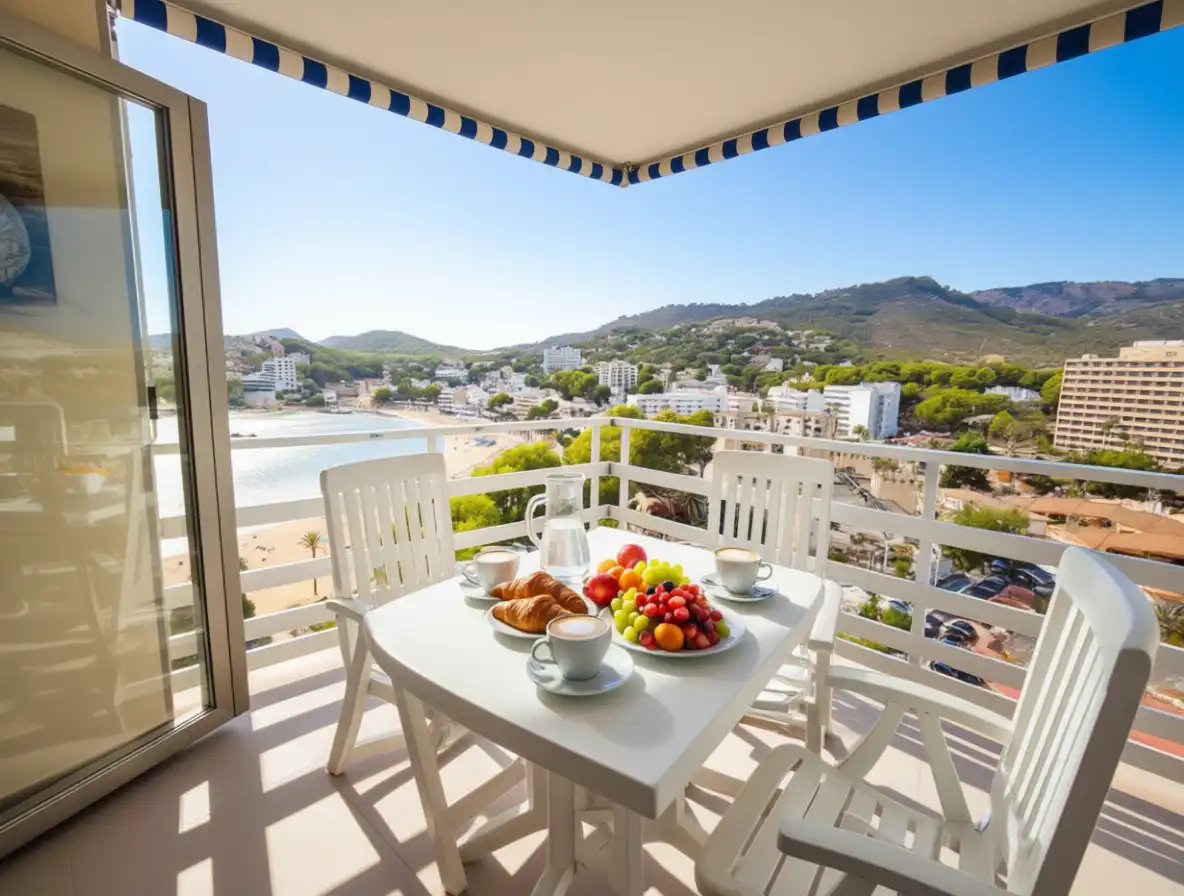 Terrasse von Wohnungen zum Verkauf in Calvià mit Klimaanlage, Heizung und Terrasse