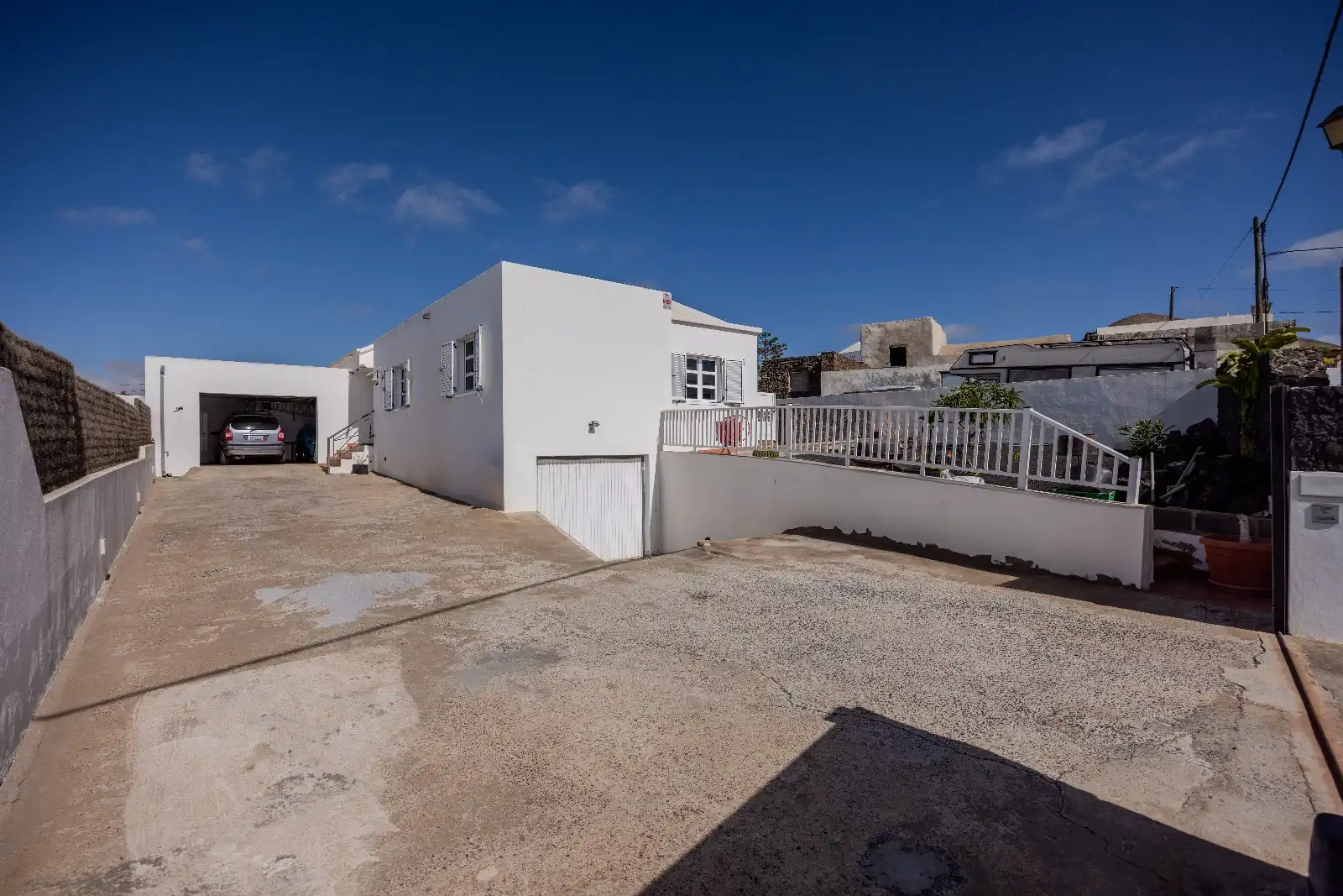 Vista exterior de Casa o chalet en venta en Tías con Jardín privado, Terraza y Piscina