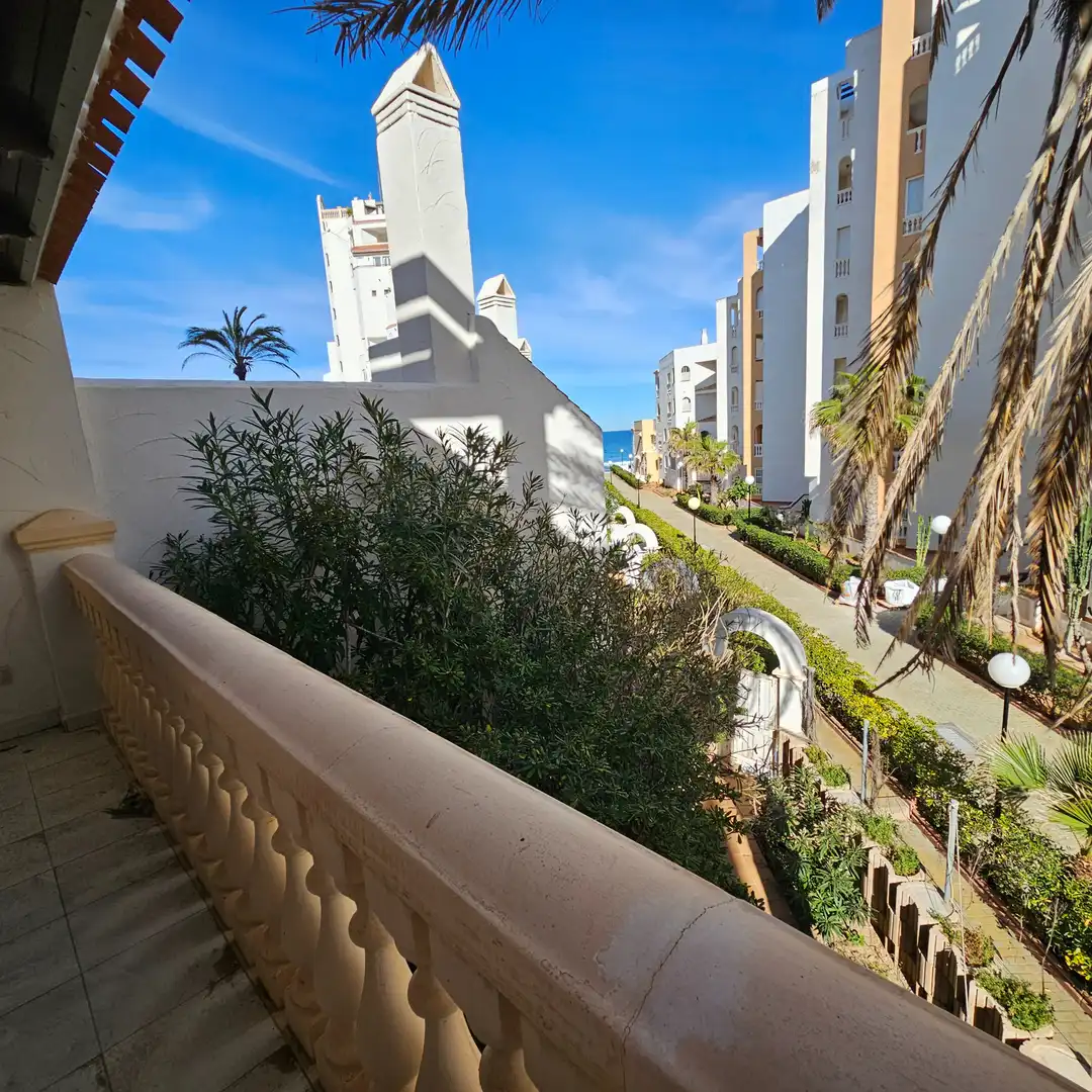 Terrassa de Casa adosada en venda en La Manga del Mar Menor amb Jardí privat, Terrassa i Moblat