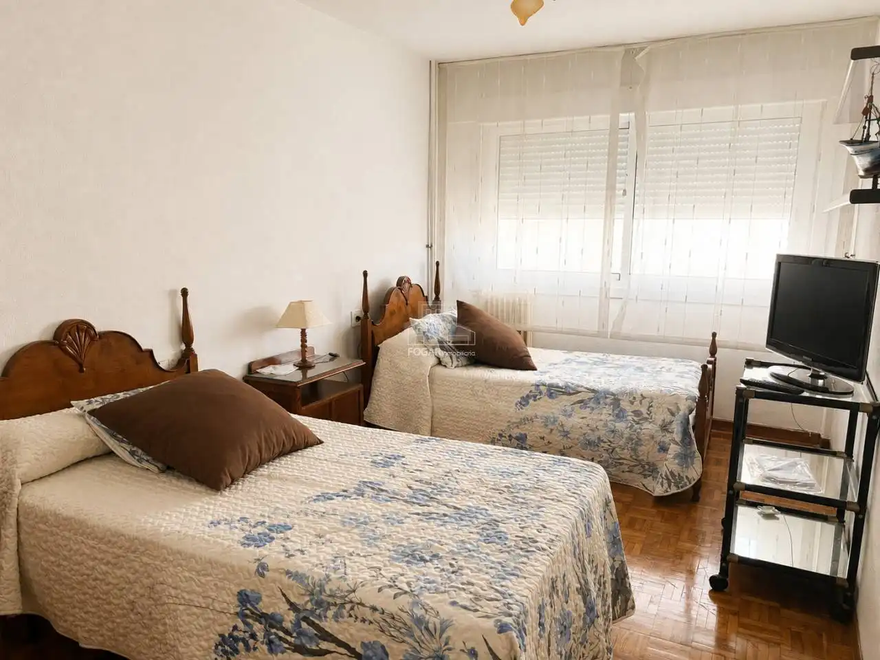 Bedroom of Flat for sale in Vilagarcía de Arousa  with Heating, Furnished and Balcony