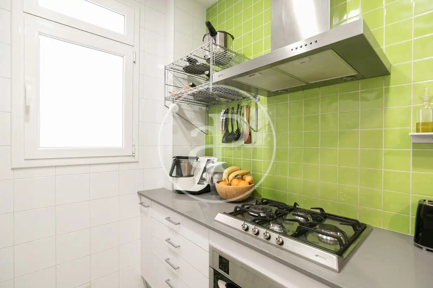 Cocina de Piso en venta en Barcelona con Calefacción, Amueblado y Balcón