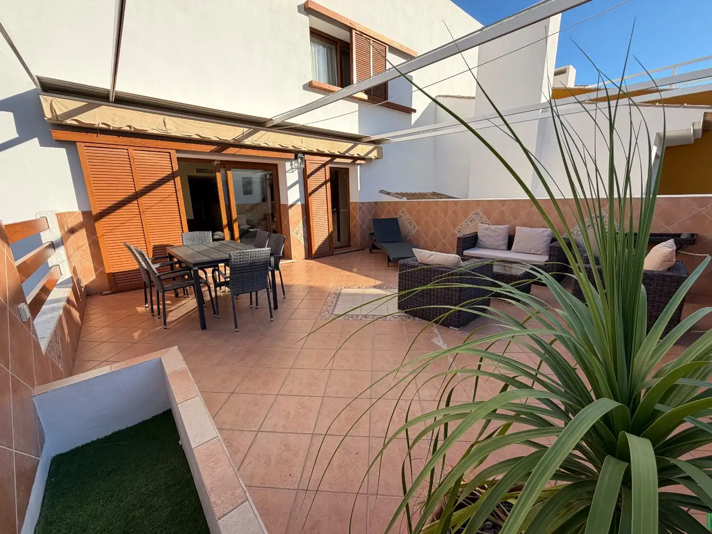 Terrasse von Wohnung zur Miete in Playa del Acequión, Náufragos y Rocío del Mar