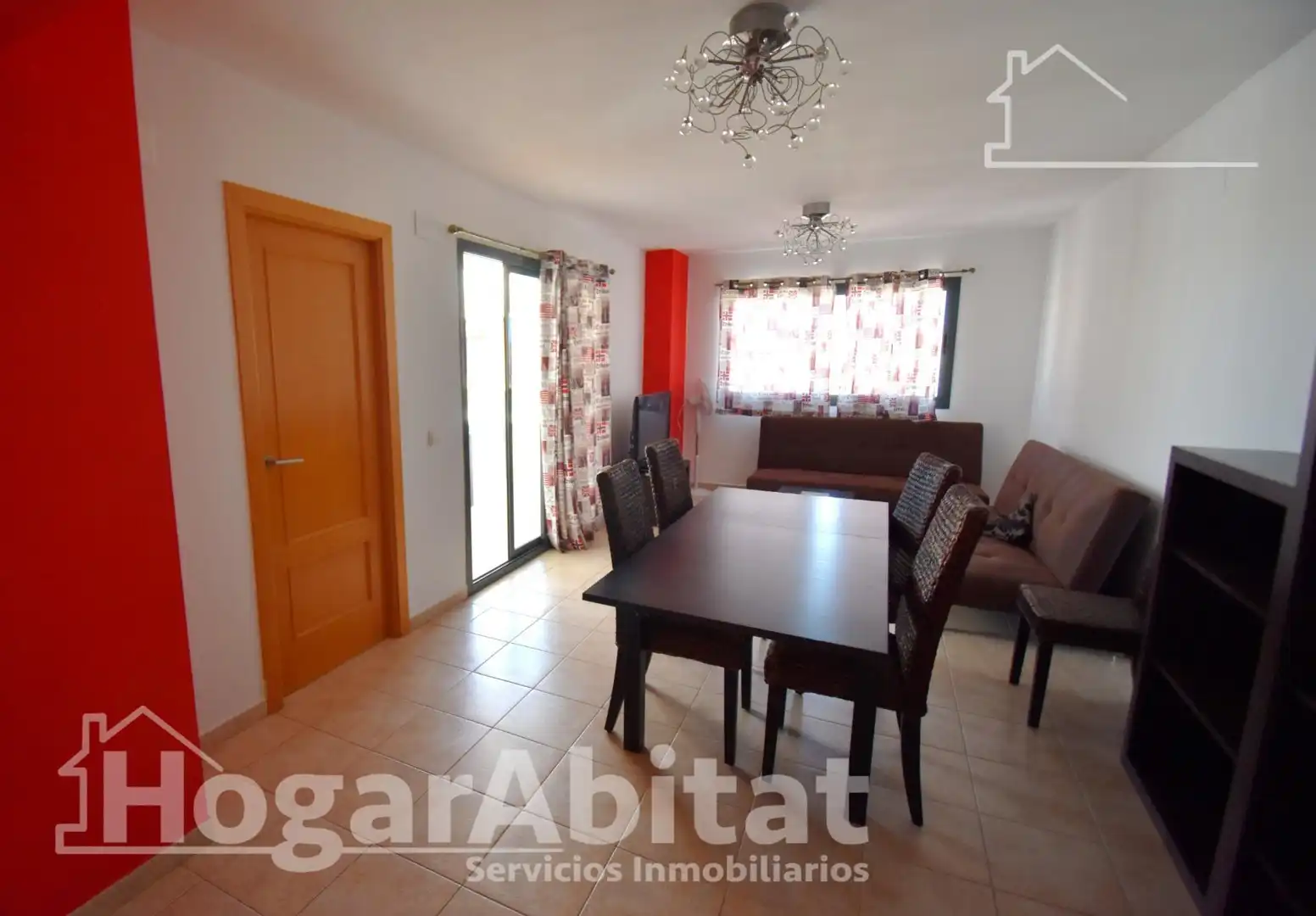 Sala d'estar de Àtic en venda en Oropesa del Mar / Orpesa amb Aire condicionat, Terrassa i Moblat