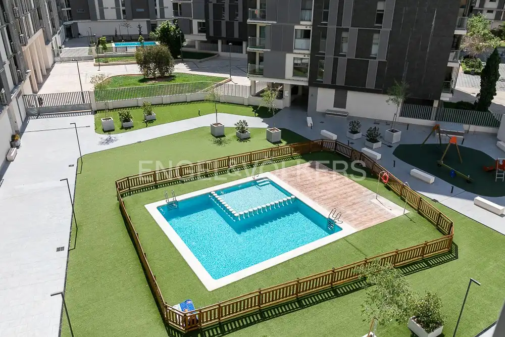 Swimming pool of Flat for rent in Godella  with Air Conditioner, Heating and Swimming Pool
