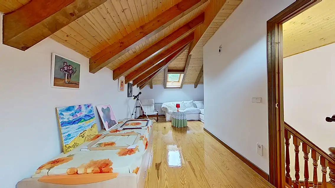 Sala d'estar de Casa adosada en venda en Isaba / Izaba amb Calefacció, Moblat i Balcó